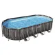 Каркасный бассейн Bestway Wood Style 5611T (732х366х122 см) с картриджным фильтром и лестницей