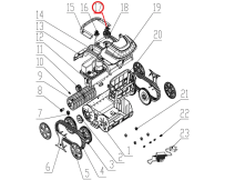 Комплект кнопок к пылесосу Wybotics WY200, (Button kit №17/WY200)