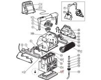 Нижняя крышка для робота-пылесоса Hayward TigerShark (RCX75000-236)
