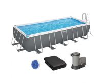 Каркасный бассейн Bestway 5611Z (640х274х132 см) с картриджным фильтром, лестницей и тентом