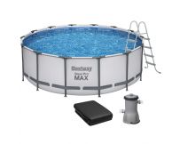 Каркасний басейн Bestway 5612X (427х122 см) з картриджним фільтром, тентом і драбиною