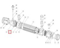 Фитинг-корзина теплообменника G2 Elecro, 2 шт.