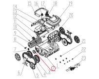 Шестерня колеса к пылесосу Wybotics WY200 (No 2 S.WY3312Pro.001)