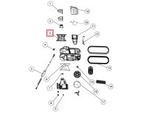 Левая боковая крышка с винтами для робота-пылесоса Fairland X30-X80 (2020010100060)