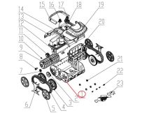 Корпус к пылесосу Wybotics WY200 (No 1 S.WYBOTS1.20.002)