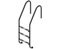 Лестница для бассейна Flexinox Standard Nero (3 ступени) Black, AISI-316L