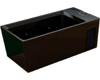 Ледяная ванна Aquajoy All-In (195x90x71 см), Black Acrylic