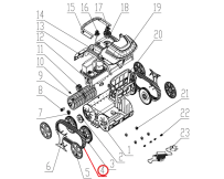 Ремень к пылесосу Wybotics WY200, (Belt №4/WY200)