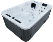 СПА-бассейн Aquajoy Alicante (205х130х70 см), Серебристо-белый мрамор