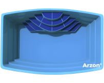 Композитный бассейн Arzon Люкс 1 (515х315х150 см)