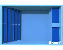 Композитный бассейн Arzon Люкс 2 (550х325х150 см)