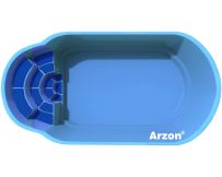 Композитный бассейн Arzon Комфорт (640×320×150 см)