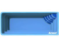 Композитный бассейн Arzon Покровский 3 (825х325х150 см)