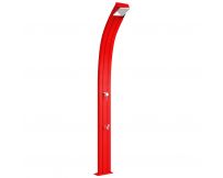Душ солнечный Aquaviva Spring алюминиевый с мойкой для ног, красный A120/3027, 25 л