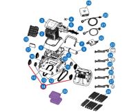 Боковые щётки для робота-пылесоcа Aquaviva 7320, 4 шт.