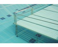 Защитный балкон платформы для уменьшения дна бассейна Golfinho E5197.6 (250х90 см, AISI-316)