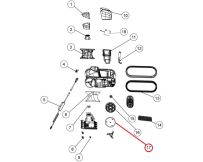 Комплект крышек колеса для робота-пылесоса Fairland X30-X80, (с винтами)