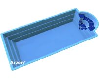 Композитный бассейн Arzon Элит (1140х410х160 см)
