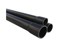 Труба ПВХ (PVC-U) напорная клеевая Era PN6 d125 мм, 3 м, уценка