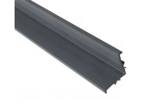 L-образный профиль Aquaviva PPG Gray для переливной решетки, 2000х25 мм