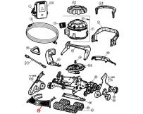 Передняя накладка корпуса для пылесоса Hayward AquaVac 600 и 650 (RCX361318236)