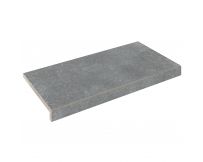 Бортова Г-подібна плитка Aquaviva Granito Gray, 595x345x50(20) мм