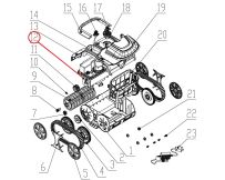 Аккумулятор к пылесосу Wybotics WY200, (№12 D.2.12.063)