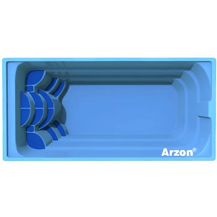 Композитный бассейн Arzon Классик 1 (740×350×170 см)
