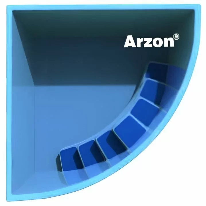 Композитный бассейн Arzon Купава (198х198х150 см)