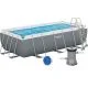 Каркасный прямоугольный бассейн Bestway 56441 (404х201х100 см) с картриджным фильтром и лестницей