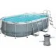 Каркасный бассейн Bestway 56620 (427х250х100 см) с картриджным фильтром и лестницей