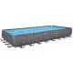 Каркасный бассейн Bestway Grey 561KJ (956х488х132 см) с песочным фильтром, тентом и лестницей