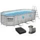 Каркасный бассейн Bestway 56716 (549х274х122 см) с картриджным фильтром, лестницей и тентом