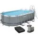 Каркасный бассейн Bestway 56710 (549х274х122 см) с картриджным фильтром, лестницей и защитным тентом
