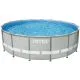 Каркасный бассейн Intex 26756 Premium (610х132 см) с картиджным фильтром, лестницей, подложкой и тентом