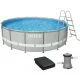 Каркасный бассейн Intex 26756 Premium (610х132 см) с картиджным фильтром, лестницей, подложкой и тентом