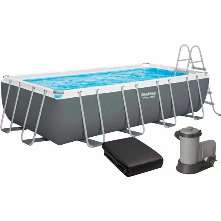 Каркасный бассейн Bestway 56465 (549x274x122 см) с картриджным фильтром, лестницей и тентом