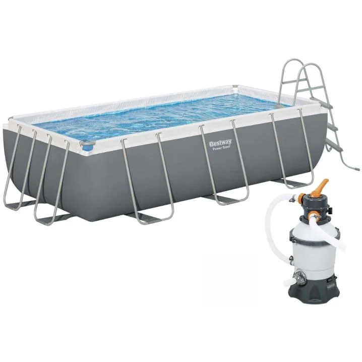Каркасный бассейн Bestway 56442 (404х201х100 см) с песочным фильтром и лестницей