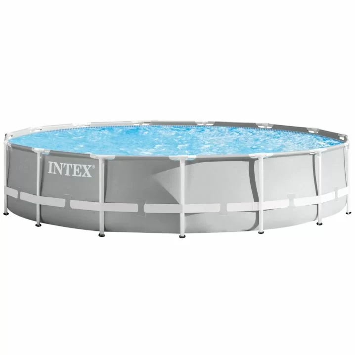 Каркасный бассейн Intex 26724 (457х107 см) с картриджным фильтром, лестницей и тентом