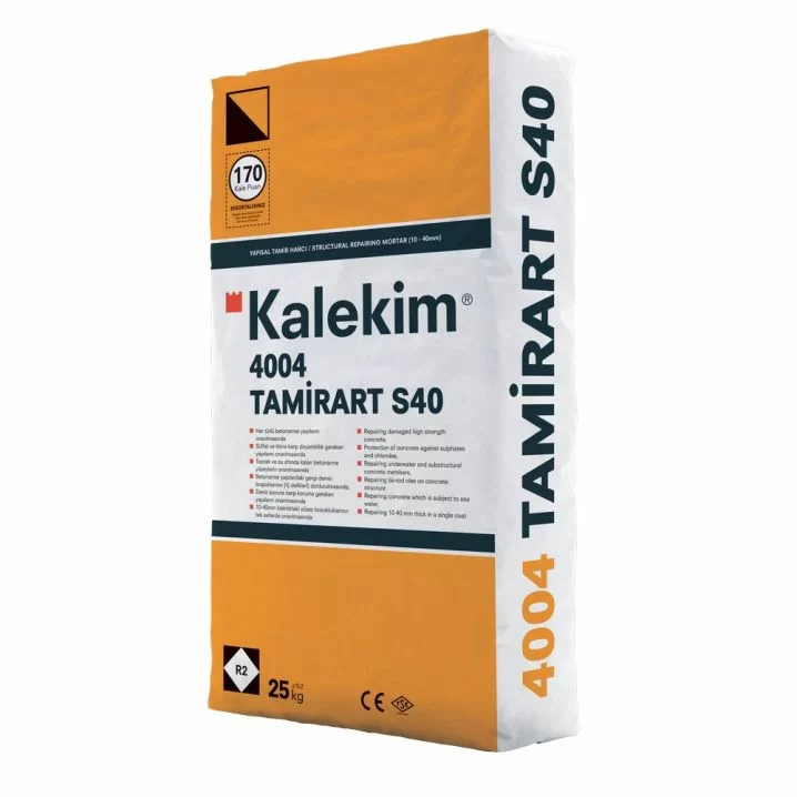 Ремонтная штукатурка Kalekim Tamirart S40 4004 (25 кг), высокопрочная