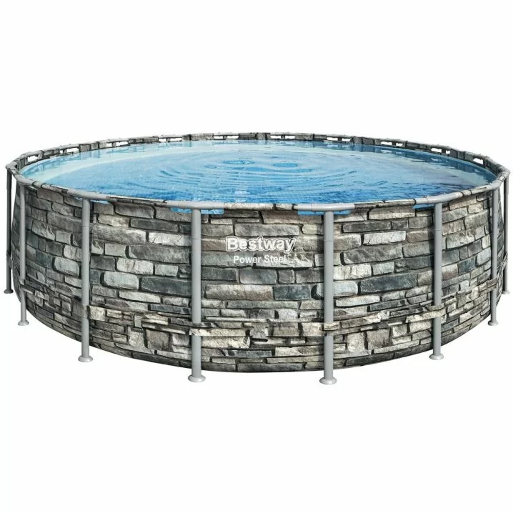 Каркасний басейн Bestway Loft 56886 (549х132 см) з картриджним фільтром, драбиною та тентом