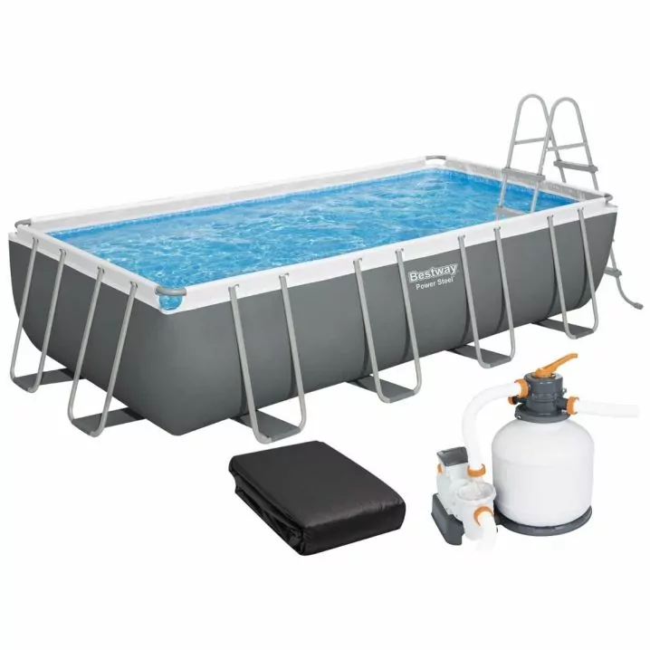 Каркасный бассейн Bestway 56466 (549х274х122 см) с песочным фильтром, лестницей и тентом