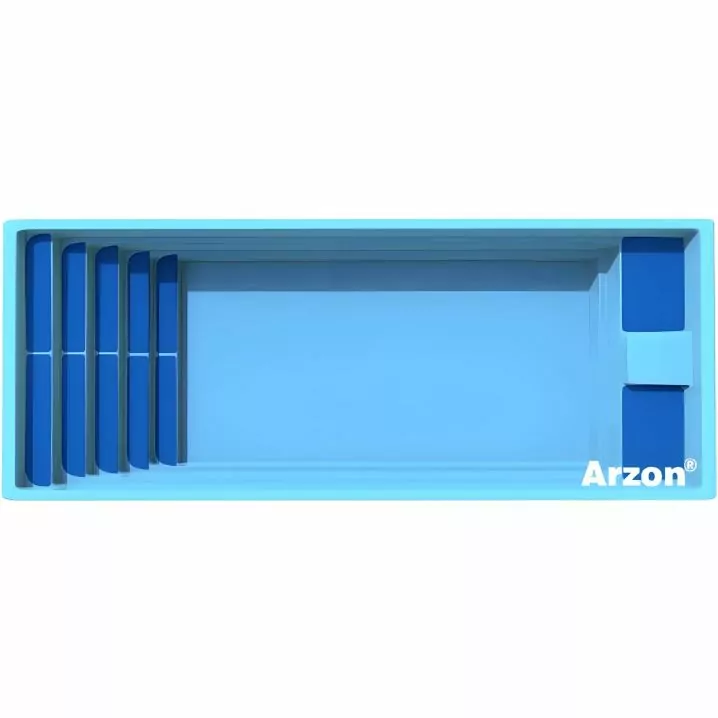 Композитный бассейн Arzon Покровский 2 (821х325х150 см)