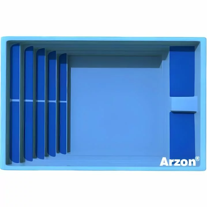 Композитный бассейн Arzon Люкс 2 (550х325х150 см)
