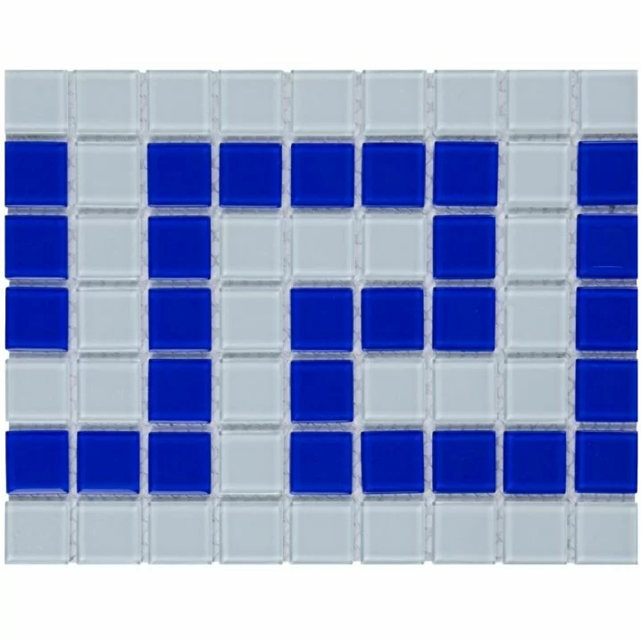 Фриз греческий Aquaviva Cristall W/B бело-синий, уценка
