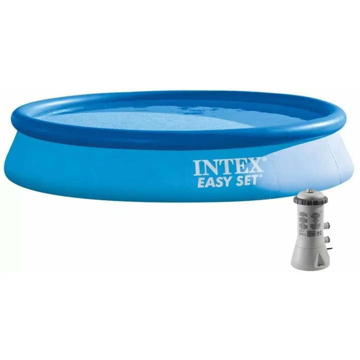 Надувной бассейн Intex 28142 (396х84 см) c картриджным фильтром