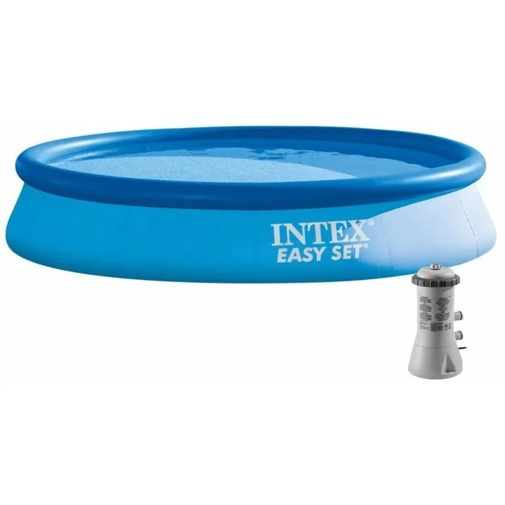 Надувной бассейн Intex 28158 (457х84 см) с картриджным фильтром