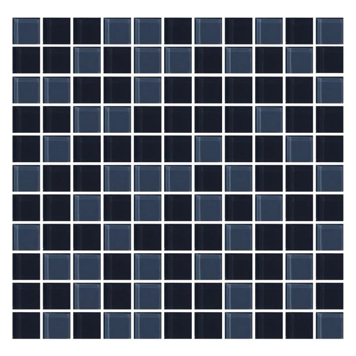 Мозаика стеклянная Aquaviva Сristall Black/Gray